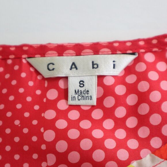 Cabi Size S Silk Butterfly Flower Tie Waist Kimono Top Novelty Print - Picture 9 of 10